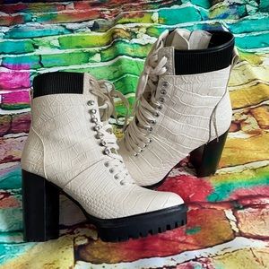 Vince Camuto Ermania Combat Boots